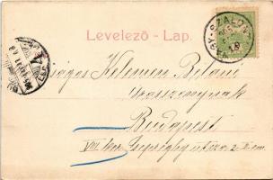 1905 Nagyszalonta, Salonta; Piactér, Arany emléktorony, Reich Jakab üzlete, zsinagóga. Székely J. Je...