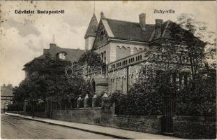 1925 Budapest XIV. Zichy villa (Zichy Géza lakóháza). Zichy Géza utca 6. (EK)