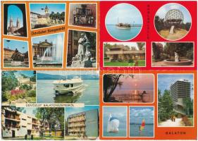 50 db MODERN magyarországi város képeslap / 50 modern Hungarian town postcards