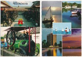 40 db MODERN megíratlan magyarországi város képeslap / 40 modern unused Hungarian town postcards