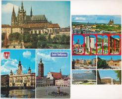 CSEHORSZÁG - 50 db MODERN város képeslap / CZECH REPUBLIC - 50 modern town postcards