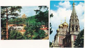 BULGÁRIA - 45 db MODERN város képeslap / BULGARIA - 45 modern town postcards