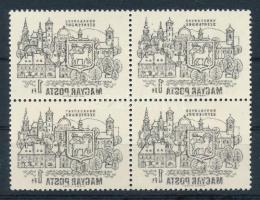 1969 Dunakanyar 1Ft négyestömb a fekete szín gépszínátnyomatával