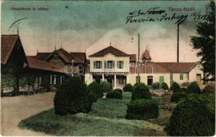 1910 Tarcsa, Tarcsafürdő, Bad Tatzmannsdorf; Olvasóterem és sétány / Reading club and promenade / Leseverein (fl)