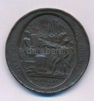 Franciaország 1792. 5s bronz "Monneron testvérek" kereskedelmi zseton T:VF
France 1792. 5...
