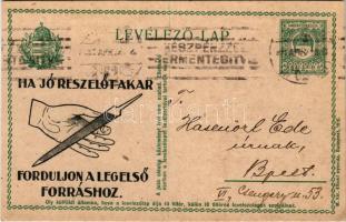 Ha jó reszelőt akar, forduljon a legelső forráshoz. Gaál István reszelőgyára reklám, hátoldalon is. Budapest, Paskál-malom / Hungarian rasp factory advertisement on the foreside and backside (non PC) (EK)