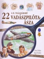 2 db repüléssel kapcsolatos könyv: Géczi Zoltán - Sipos Norbert: A II. világháború 22 vadászpilóta-á...