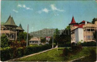1925 Szovátafürdő, Baile Sovata; Nyaralók. Borbély Gyula kiadása / villas (EK)