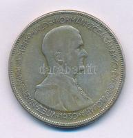 1930. 5P Ag "Horthy jobbra" T:F patina Adamo P8