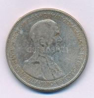 1930. 5P Ag "Horthy jobbra" T:F patina Adamo P8