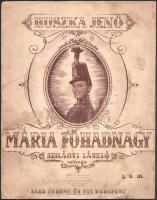 Huszka Jenő: Mária főhadnagy I-II., Szilágyi László szövege, 2 db kotta