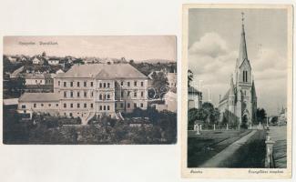 19 db RÉGI magyarországi város képeslap / 19 pre-1945 Hungarian town postcards