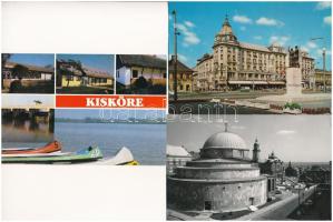 38 db MODERN magyarországi város képeslap / 38 modern Hungarian town postcards