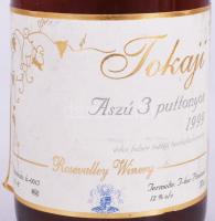 1999 Tokaji Aszú, 3 puttonyos, T-Bor Pincészet, Mád, 0,5l, bontatlan