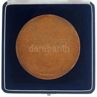 Palotás József (1947-) 1992. "Szent Pantaleon" egyoldalas bronz érdemérem díszdobozban, há...