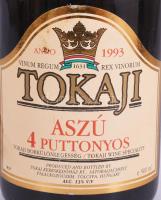 1993 Tokaji aszú, 4 puttonyos, Tokaj Kereskedőház, bontatlan