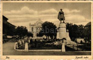 Pécs, Kossuth szobor, zsinagóga (EK)