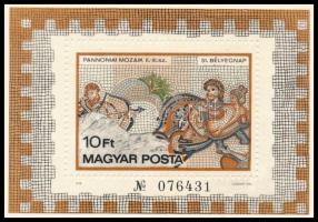 1978 Pannónia1 mozaikok tévnyomatos blokk (8.000)