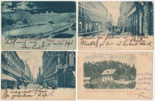 32 db RÉGI külföldi város képeslap, vegyes minőségben, közte pár magyar / 32 pre-1945 foreign town-view postcards, mixed quality, including a few Hungarian towns