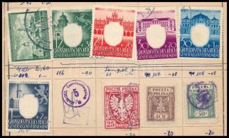 Generalgouvernement, lengyel, francia stb. bélyegek 4 db cserefüzetben (Mi EUR 210.-)