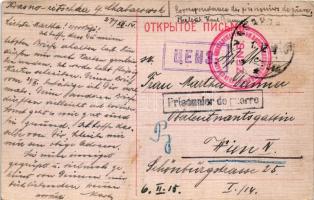 1914 Khabarovsk, Chabarowsk; view, steamship, railway, correspondence of a POW (prisoner of war) (EK...