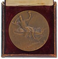 Franciaország 1900. "Francia Köztársaság / Párizsi Világkiállítás 1900" kétoldalas bronz e...