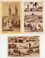 20 db RÉGI megíratlan város képeslap a Történelmi Magyarország területéről, Weinstock kiadás / 20 pr...