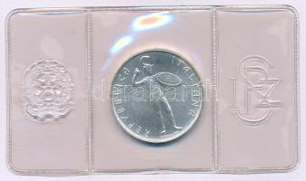 Olaszország 1985R 500L Ag "Az etruszk kultúra éve" eredeti lezárt fóliacsomagolásban és mű...