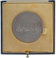 Ausztria 1917. "Salvator Mundi" kétoldalas Fe emlékérem eredeti tokban. "SALVATOR MVN...