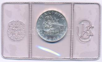 Olaszország 1988R 500L Ag "1988-as nyári olimpia" eredeti lezárt fóliacsomagolásban és műa...