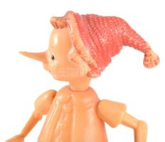 Műanyag Pinoccio figura, m: 22 cm