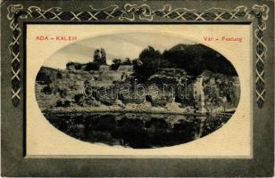 Ada Kaleh; vár. Mamuth Hassan kiadása / Festung / castle. Art Nouveau frame (fl)