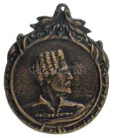 1953. "Petőfi Sportegyesület" kétoldalas bronz díjérem füllel, "Spartakiád 1953. III....