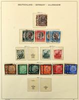 Deutsches Reich 1872-1945 Gyűjtemény színváltozatokkal, perfinekkel, ívszéli jelzésekkel, helyenként...