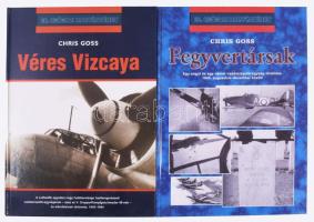 A 20. Századi Hadtörténet sorozat 2 kötete: Chris Goss: Fegyvertársak.; Véres Vizcaya. Debrecen, 2001, Hajja &amp; Fiai. Fekete-fehér képekkel illusztrálva. Kiadói kartonált papírkötés.