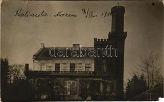 1910 Calinesti, Kalinestie (Bukovina, Bucovina, Bukowina); Kalinestie-Marin / castle of Gusztáv Marin. photo (EM)