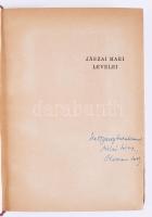 Jászai Mari levelei. Sajtó alá rendezte: Kozocsa Sándor. Kozocsa által DEDIKÁLT! Bp., 1944, Dr. Pint...