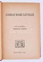 Jászai Mari levelei. Sajtó alá rendezte: Kozocsa Sándor. Kozocsa által DEDIKÁLT! Bp., 1944, Dr. Pint...