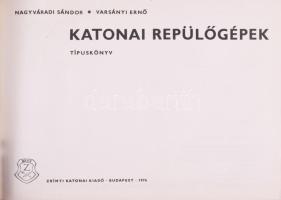 2 db repülőgépekről szóló könyv: Vass Balázs: Repülőgép-, helikopter- és hajtóműtípusok. Bp., 1974, ...