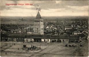 1911 Nagyszalonta, Salonta; látkép 1899-ben, üzletek. Arany-Emlék-Egyesület kiadása / general view in 1899, shops (EK)
