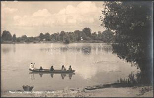 ca 1940 A Duna mentén. nagy méretű turisztikai fotó, eredeti nagyítás, eredeti kézi feliratozással 40x25 cm