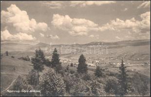 ca 1940 Kárpátalja, Kőrösmező nagy méretű turisztikai fotó, eredeti nagyítás, eredeti kézi feliratozással 40x25 cm