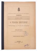Groller Miksa: A Pelagosa szigetcsoport topográfiai és földtani vázlata. Három kőnyom. táblával. Budapest, 1884. Légrády 127-141p, 3 térkép (színes, kihajtható,). . Fűzve, kiadói papírkötésben, védőkötésben