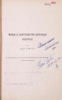 Papp Károly: Miskolcz környékének geologiai viszonyai. /A Magy. Kir. Földtani Intézet évkönyve 16/3....