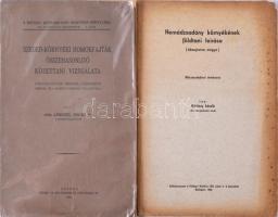 vitéz Lengyel Endre: Szeged-környéki homokfajták összehasonlító kőzettani vizsgálata. Szeged, 1931. 14p. 2 t fűzve, + Kőrössy László: Hernádzsadány könyékének földtani leírása. Bp., 1940. 29p.