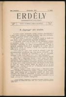 1912 Erdély. Honismertető folyóirat Az Erdélyi Kárpát-Egyesületnek és Muzeumának értesítőjének XXI. ...