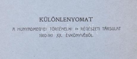 Veress Endre: Hunyadmegye bányászatának és bányaiparának múltja. Levéltári kutatásai alapján írta ? ...