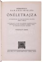 Márkosfalvi Barabás Miklós önéletrajza. Bevezetéssel és jegyzetekkel ellátta Bíró Béla. 279. számozott példány. Kolozsvár, 1944, Erdélyi Szépmíves Céh. Félvászon kötés, kopottas állapotban.  Az Erdélyi Szépmíves Céh fennállásának 20. évfordulója alkalmából napvilágra kerülő első - teljes és hű - kiadás, 22 képmelléklettel, a színes díszcímlap Kós Károly munkája. Bevezetéssel és jegyzetekkel ellátta az eredeti kéziratot lemásoló Bíró Béla, a festőművész műveinek jegyzékét összeállította Szegedy-Maszák Elemérné Tormay Vera és Szegedy-Maszák Tihamér. Az árverésre bocsátott tétel a kizárólag az egyesület tagjainak szánt (sok esetben már ki sem küldött) számozott példányok egyike (279. sz.). Az 1944 nyarán, közvetlenül a kolozsvári frontátvonulás előtt kiadott könyv példányai a világháború zűrzavarában szétszóródtak vagy elpusztultak, nagy ritkaságnak számítottak a világégést követő évtizedekben. "Barabásnak önéletrajza két, egyformán eredetinek tekinthető példányban maradt fenn. A saját keze írásával írott első példány unokájának, Szegedy-Maszák Elemérnek birtokában van. A másikat még a művész életében leánya, Szegedy-Maszák Hugóné Barabás Ilona másolta, s ezt a kéziratot a Magy. Tud. Akadémia őrzi, melynek Barabás több mint 60 éven át tagja volt. A csaknem szó szerint azonos két szöveg közül ez a kiadvány a mester saját kezű kéziratát közli a maga egészében, s minden változtatás nélkül. (...) Az önéletrajzot Barabás késő öregkorában, részletekben írta, s születésétől 1887 nyaráig terjed."