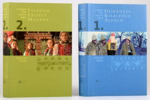 2 db - Borsos Balázs: A magyar népi kultúra régiói 1. Dunántúl, Kisalföld, Alföld. Bp., 2011, Mérték Kiadó. + Magyar Zoltán: A magyar népi kultúra régiói 2. Felföld, Erdély, Moldva. Bp., 2011, Mérték Kiadó. Kiadói kartonált kötés, papír védőborítóval, jó állapotban.