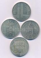 Német Demokratikus Köztársaság 1980 k. "Neubrandenburg" kétoldalas Cu-Ni emlékérem (4xklf) (35mm) T:AU,XF patina German Democratic Republic cca 1980. "Neubrandenburg" two-sided Cu-Ni medallion (4xdiff) (35mm) C:AU,XF patina